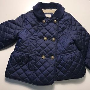 Gap toddler quilted coat (Navy)